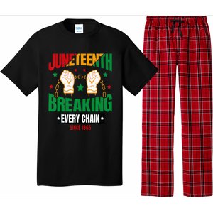 Breaking Every Chain Since 1865 Juneteenth Freedom Pajama Set