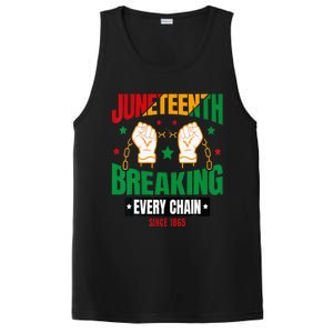 Breaking Every Chain Since 1865 Juneteenth Freedom PosiCharge Competitor Tank