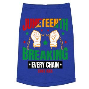 Breaking Every Chain Since 1865 Juneteenth Freedom Doggie Tank