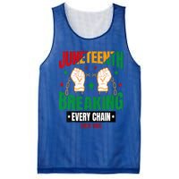 Breaking Every Chain Since 1865 Juneteenth Freedom Mesh Reversible Basketball Jersey Tank