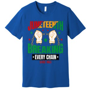 Breaking Every Chain Since 1865 Juneteenth Freedom Premium T-Shirt