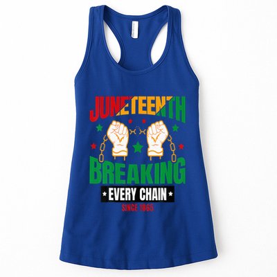 Breaking Every Chain Since 1865 Juneteenth Freedom Womens Tank Top
