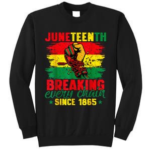 Breaking Every Chain Since 1865 Juneteenth Freedom Sweatshirt