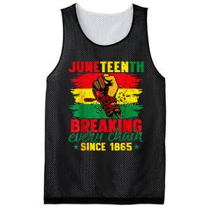 Breaking Every Chain Since 1865 Juneteenth Freedom Mesh Reversible Basketball Jersey Tank