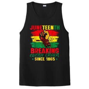 Breaking Every Chain Since 1865 Juneteenth Freedom PosiCharge Competitor Tank