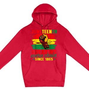 Breaking Every Chain Since 1865 Juneteenth Freedom Premium Pullover Hoodie