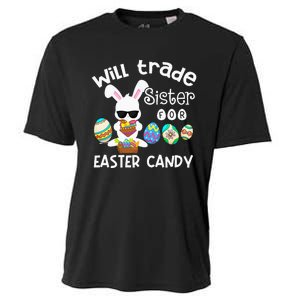 Bunny Eat Chocolate Eggs Will Trade Sister Easter Cooling Performance Crew T-Shirt