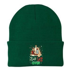 Best Ever Christmas Cool Jesus Nativity Scene Christian Knit Cap Winter Beanie