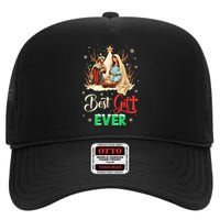 Best Ever Christmas Cool Jesus Nativity Scene Christian High Crown Mesh Back Trucker Hat