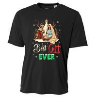 Best Ever Christmas Cool Jesus Nativity Scene Christian Cooling Performance Crew T-Shirt