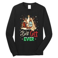 Best Ever Christmas Cool Jesus Nativity Scene Christian Long Sleeve Shirt