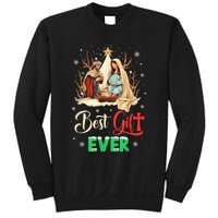 Best Ever Christmas Cool Jesus Nativity Scene Christian Sweatshirt