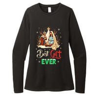 Best Ever Christmas Cool Jesus Nativity Scene Christian Womens CVC Long Sleeve Shirt