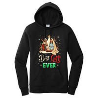 Best Ever Christmas Cool Jesus Nativity Scene Christian Women's Pullover Hoodie