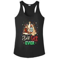 Best Ever Christmas Cool Jesus Nativity Scene Christian Ladies PosiCharge Competitor Racerback Tank