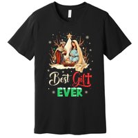 Best Ever Christmas Cool Jesus Nativity Scene Christian Premium T-Shirt