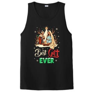 Best Ever Christmas Cool Jesus Nativity Scene Christian PosiCharge Competitor Tank