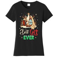 Best Ever Christmas Cool Jesus Nativity Scene Christian Women's T-Shirt