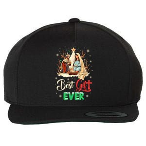 Best Ever Christmas Cool Jesus Nativity Scene Christian Wool Snapback Cap