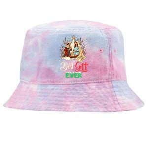 Best Ever Christmas Cool Jesus Nativity Scene Christian Tie-Dyed Bucket Hat