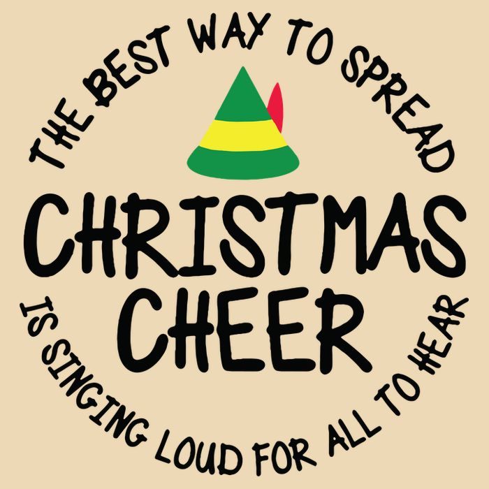 Buddy Elf Christmas Cheer Drawstring Bag