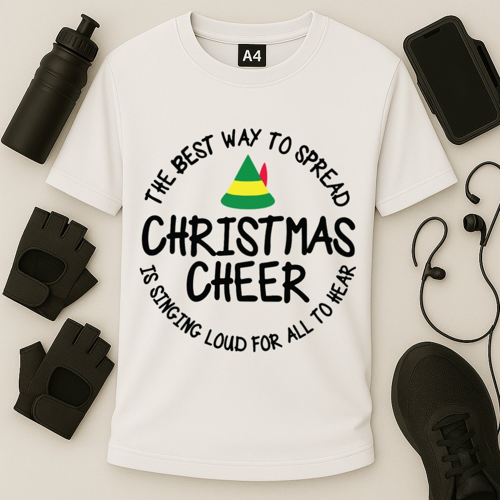 Buddy Elf Christmas Cheer Cooling Performance Crew T-Shirt