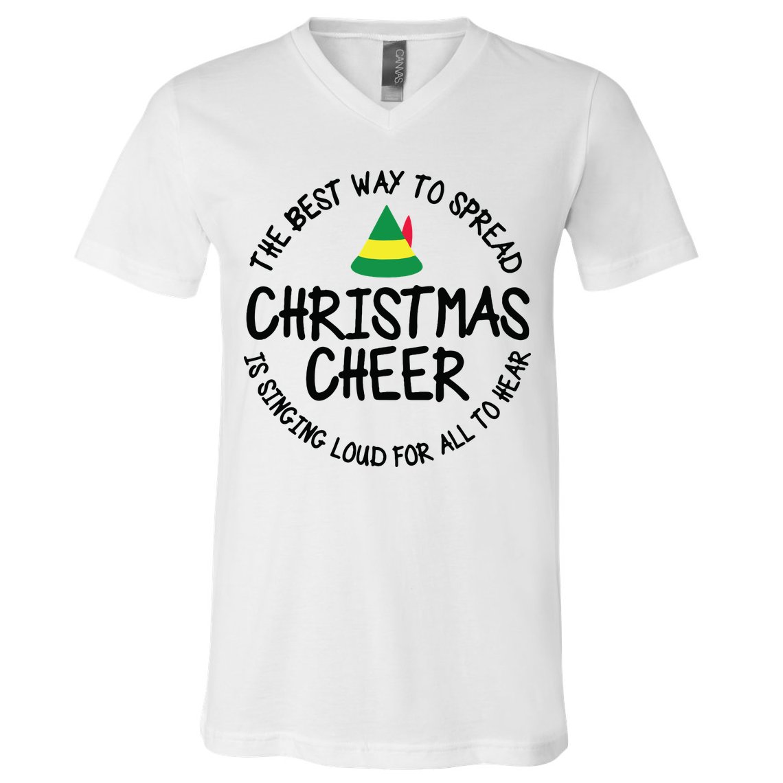 Buddy Elf Christmas Cheer V-Neck T-Shirt