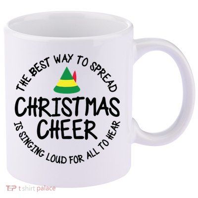 Buddy Elf Christmas Cheer 11oz C Handle Ceramic Mug