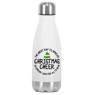 Buddy Elf Christmas Cheer Stainless Steel Insulated Water Bottle