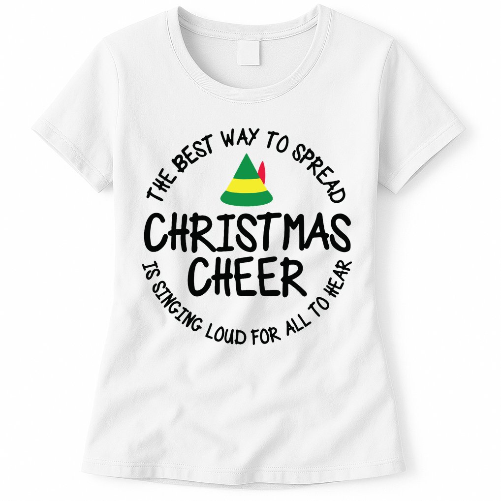 Buddy Elf Christmas Cheer Womens T-Shirt