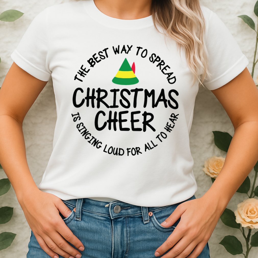 Buddy Elf Christmas Cheer Womens T-Shirt