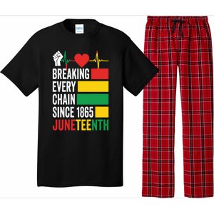 Breaking Every Chain Since 1865 Junzeenth Black History Gift Pajama Set