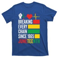 Breaking Every Chain Since 1865 Junzeenth Black History Gift T-Shirt