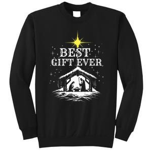 Best Ever Christmas Cool Jesus Nativity Scene Christian Sweatshirt