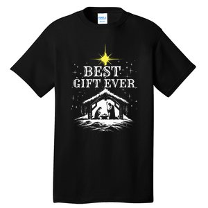 Best Ever Christmas Cool Jesus Nativity Scene Christian Tall T-Shirt