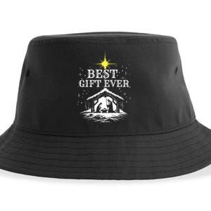 Best Ever Christmas Cool Jesus Nativity Scene Christian Sustainable Bucket Hat