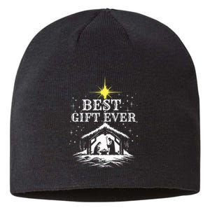 Best Ever Christmas Cool Jesus Nativity Scene Christian Sustainable Beanie