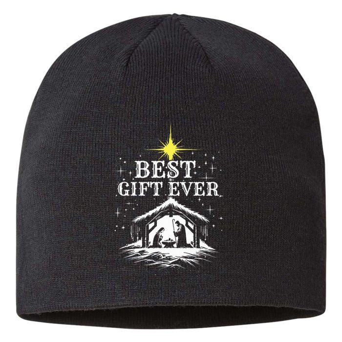 Best Ever Christmas Cool Jesus Nativity Scene Christian Sustainable Beanie