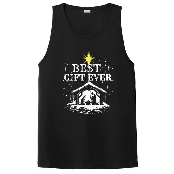 Best Ever Christmas Cool Jesus Nativity Scene Christian PosiCharge Competitor Tank