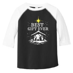 Best Ever Christmas Cool Jesus Nativity Scene Christian Toddler Fine Jersey T-Shirt