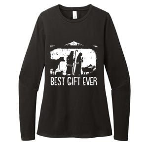 Best Ever Christmas Cool Jesus Nativity Scene Christian Great Gift Womens CVC Long Sleeve Shirt