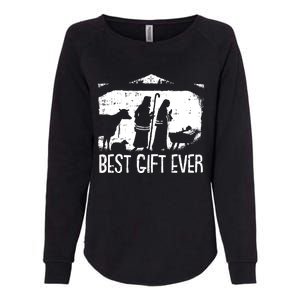 Best Ever Christmas Cool Jesus Nativity Scene Christian Great Gift Womens California Wash Sweatshirt