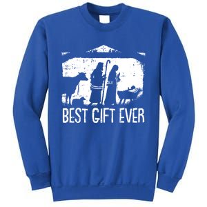 Best Ever Christmas Cool Jesus Nativity Scene Christian Great Gift Sweatshirt