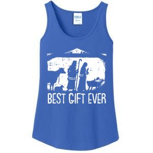 Best Ever Christmas Cool Jesus Nativity Scene Christian Great Gift Ladies Essential Tank