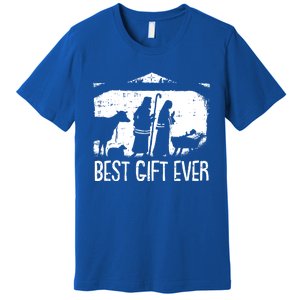 Best Ever Christmas Cool Jesus Nativity Scene Christian Great Gift Premium T-Shirt