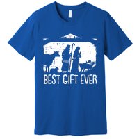 Best Ever Christmas Cool Jesus Nativity Scene Christian Great Gift Premium T-Shirt