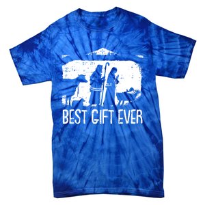 Best Ever Christmas Cool Jesus Nativity Scene Christian Great Gift Tie-Dye T-Shirt