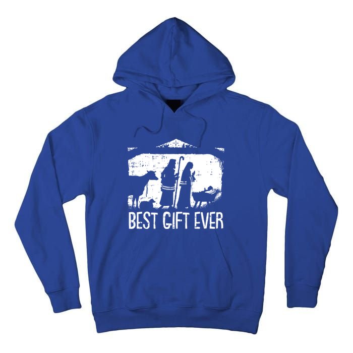 Best Ever Christmas Cool Jesus Nativity Scene Christian Great Gift Tall Hoodie