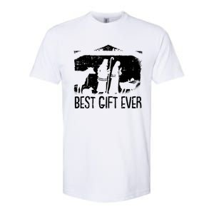 Best Ever Christmas Cool Jesus Nativity Scene Christian Great Gift Softstyle CVC T-Shirt