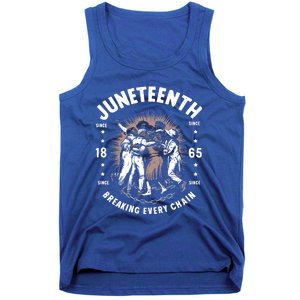 Breaking Every Chain Since 1865 Independence Day Junenth Funny Gift Tank Top